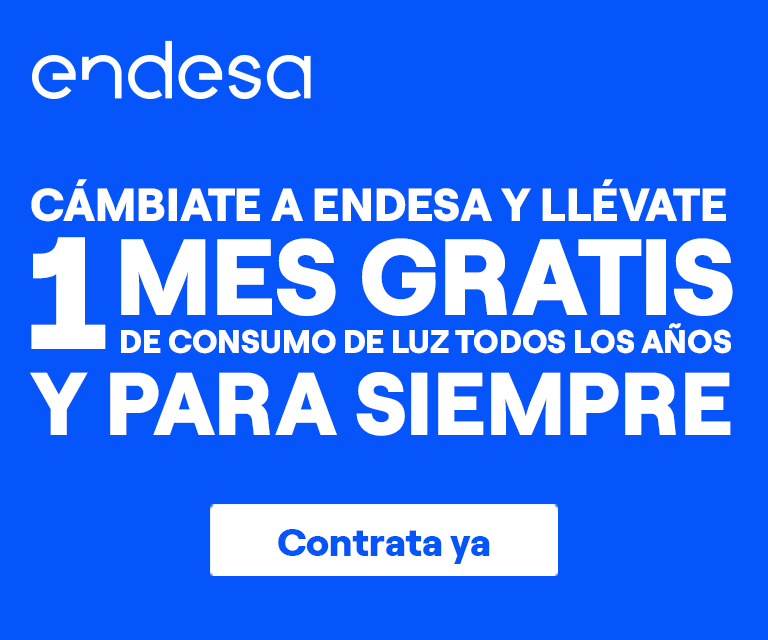 Cámbiate a Endesa y llévate 1 mes gratis de consumo de luz todos los años y para siempre